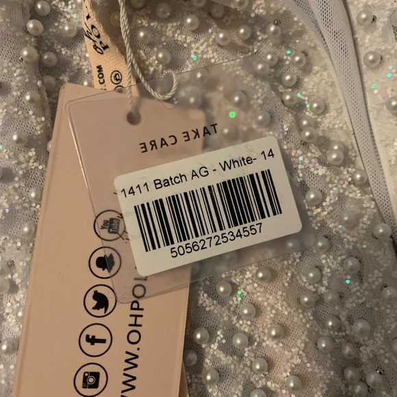 Ohpolly DROP A GLINT
Embellished Mini Dress in White US 10 - Picture 6 of 6